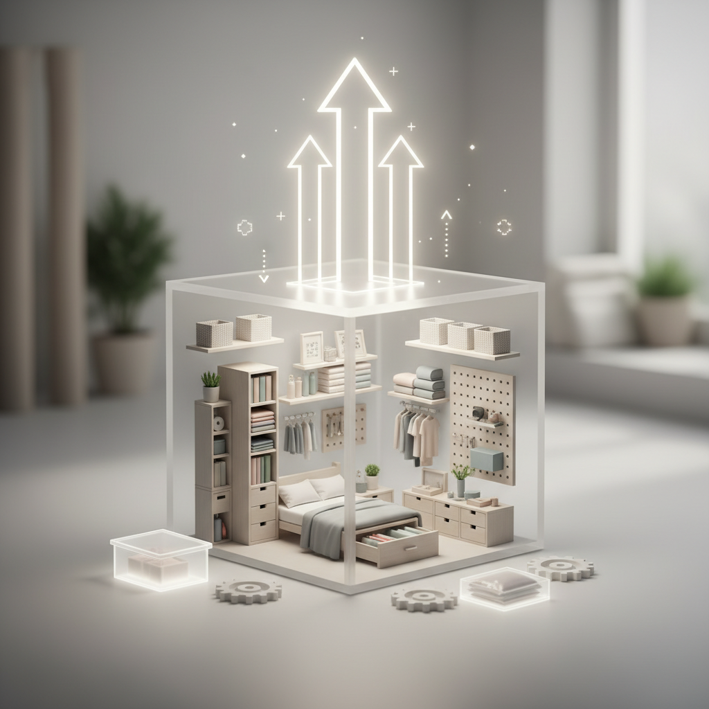 Genialios idėjos mažam butui: kaip sutaupyti vietos