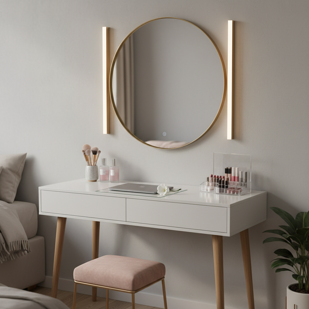 Makiažo staliukas: kaip sukurti tobulą grožio kampelį?