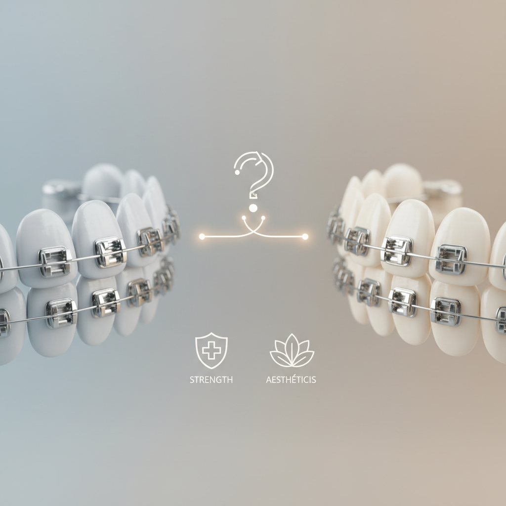Metaliniai ar keraminiai breketai: ką rinktis ir kiek kainuoja?