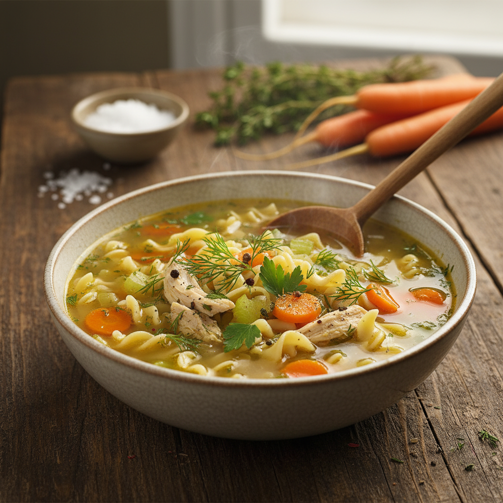 Soti vištienos sriuba: receptas, kurį verta išsisaugoti