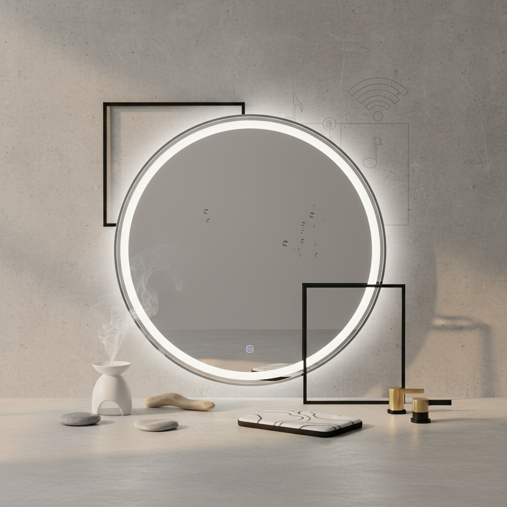 Vonios veidrodis: kaip išsirinkti pagrindinį akcentą?