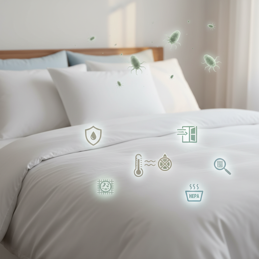 Dulkių erkutės lovoje: kaip jas efektyviai išnaikinti?