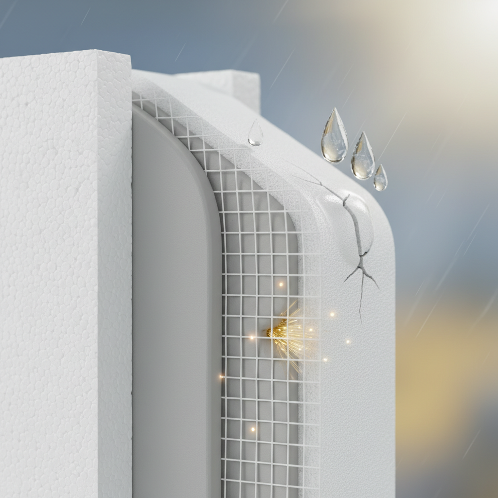 Ekspertai: kaip tinkamas armavimo mišinys gelbsti fasadą