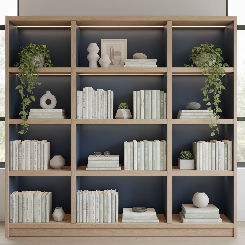 Knygų lentynos namuose: kaip jas paversti stiliaus akcentu?
