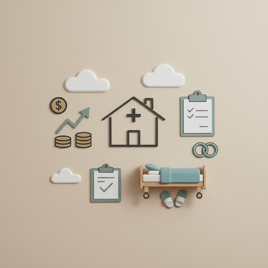 Ligonio slauga namuose: kaina ir valstybės kompensacijos