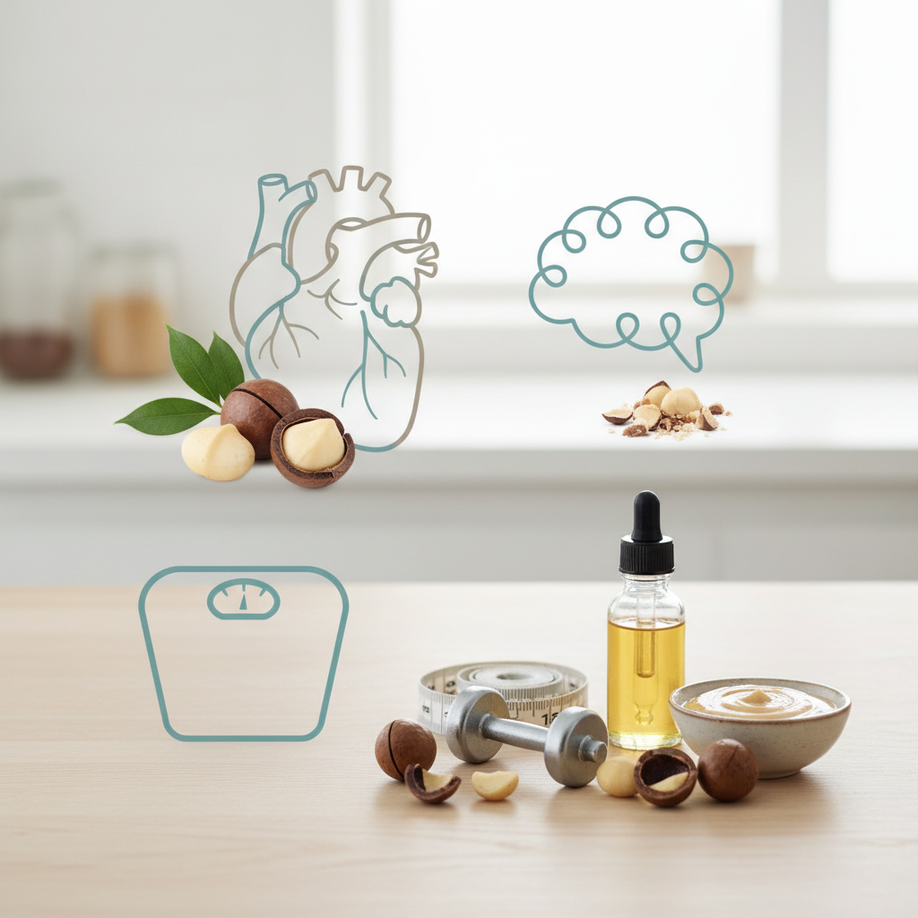 Makadamijų riešutų nauda: kiek jų suvalgyti per dieną?