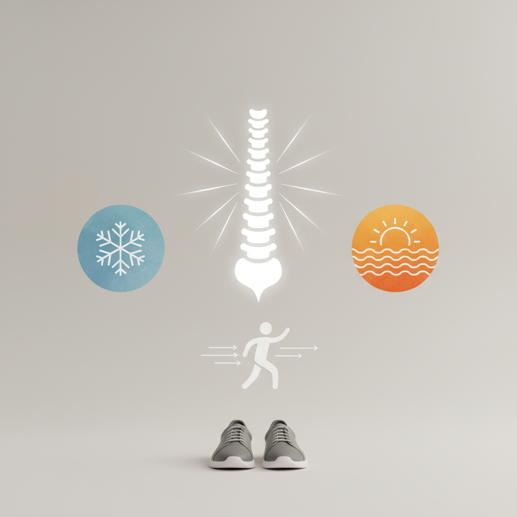 Skauda nugaros apačią: kineziterapeuto patarimai